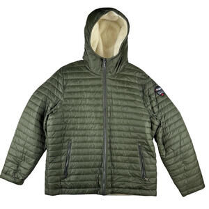 Pajar Reversible Sherpa Lined Puffer Jacket Green Size XXL